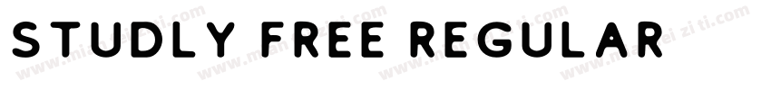 Studly Free Regular字体转换